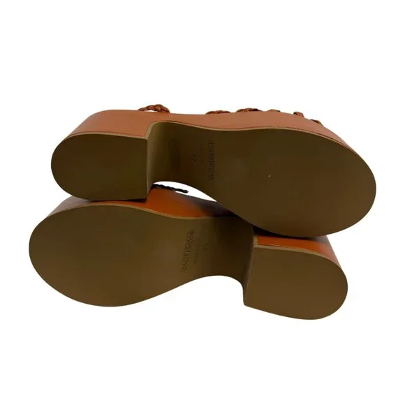 L'Autre Chose Brown Block Heels